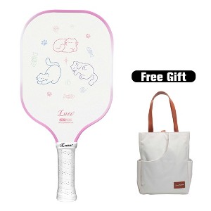 Luzz T700 Carbon Fiber Pickleball Paddle with Sandblasted Surface & Honeycomb Core Racket - Includes Free Versatile Tote Bag - 1 of 4