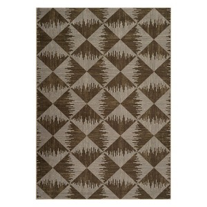 Coolmee Washable Area Rugs for Living Room Non Slip Low Pile Modern Geometric Farmhouse Dining Room Carpets for Bedroom Dorm - 1 of 4