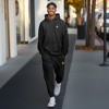 Dalix Alien Embroidery Washed Sweatsuit Set Hoodie Jogger Soft Fleece Relaxed Fit Lounge Mens - 3 of 4