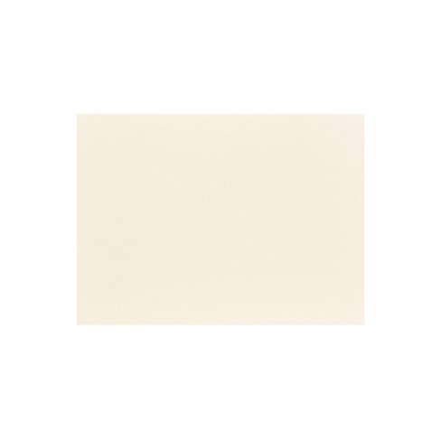 Jam Paper Flat Note Cards, 5 1/8 x 7, Ivory Panel, 100/Pack