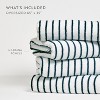 Cabana Stripe 100% Cotton Pool and Beach Towels - Pack of 2 or 4 - Oversized, Absorbent, Quick-Dry Towels - Becky Cameron - 3 of 4