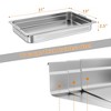 6 Pack Full Size Food Pan, Deep Commercial Catering Hotel Pans with Handles, NSF Certified, Stainless Steel Anti-Jamming Steam Table Pan - 2 of 4