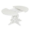 NicBex Round Dining Room Table Set for 4 Morden Adjustable Kitchen Table with MDF Tabletop and 4 Upholstered Chairs for Dining Room - 4 of 4