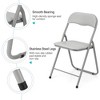 Folding Chairs, Stackable Metal Frame Foldable Chair with Padded Seat and Ergonomic High Back for Events & Home - 4 of 4