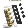CRANACH Thermostatic Valve 12 in. Wall Mount 7-Spray Shower Faucet With 6-Jets - 3 of 4