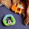 HABA Silicone Teethers for Babies 6-18 Months - Dreamland Design Silicone Teether Ring and Grasping Toy, Dishwasher Safe Baby Essentials - 2 of 4