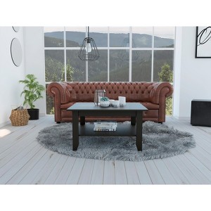 Danvers Rectangle Coffee Table Black Wengue - 1 of 1