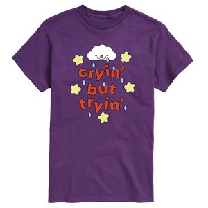 Men's - Instant Message - Cryin But Tryin Short Sleeve Graphic T-Shirt - 1 of 4