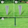vidaXL Euro Fence Steel 82ftx2.6ft Green - 4 of 4