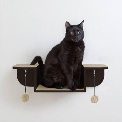 Hauspanther Nest Perch Cat Scratcher - Espresso