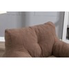CAVINAS Soft Teddy Fabric Tufted Foam Bean Bag Chair for Adults/Kids,Lazy Chairs Sofa for Living Room,Dining Room,Bedroom,Office - 4 of 4