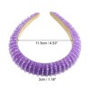 Unique Bargains Crystal Headband Rhinestone Hairband for Women 1.2 Inch Wide 1Pcs - 4 of 4