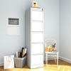 Munora - 5-Drawer Vertical File Cabinet with Lock - Heavy Duty for Letters/Legal/A4 Files - White - 2 of 4