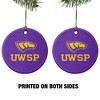 University of Wisconsin-Stevens Point Primary Logo Porcelain Holiday Christmas Tree Ornament - 2 of 4