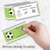Big Dot of Happiness Goaaal - Soccer - Baby Shower or Birthday Party Game Scratch Off Cards - 22 Count - 2 of 4