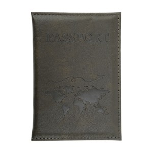 Unique Bargains Textured Letter Passport Holder 1 Pc - 1 of 4