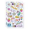 54ct Back to School Stickers for Kids' Unicorn and Rainbow - 2 of 3