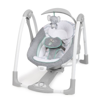 Photo 1 of **FOR PARTS ONLY**
Ingenuity Power Adapt Portable Baby Swing - Swell