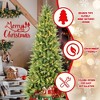 Whisen 4FT Artificial Christmas Tree with 150 LED Lights, 424 PE+PVC Tips, Easy Setup, Sturdy Metal Stand - 4 of 4