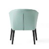 Modern Accent Chair Leisure Armchair with Fabric and wood for living room-Christopher Knight Home - 3 of 4