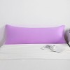 Brushed Microfiber Body Pillowcase, Super Soft Body Pillow Cover with Envelope Closure, 20x54 Inches - NTBAY - 3 of 4