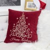 Acoinel Christmas Throw Pillow with Winter Accent Design for Holiday - 2 of 4