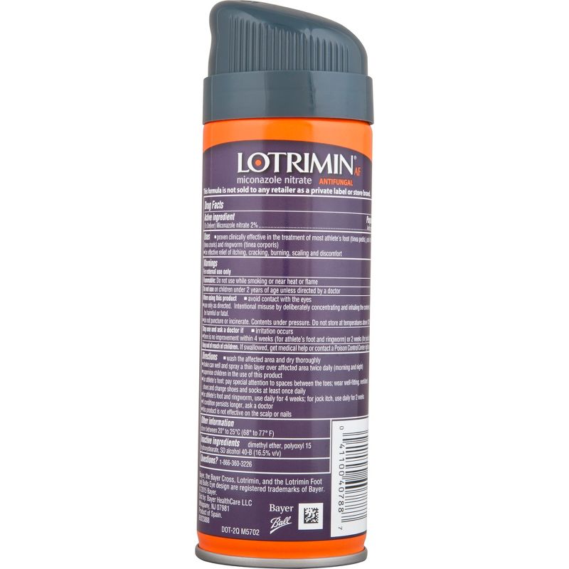 Lotrimin Antifungal Athlete&#39;s Foot Liquid Spray with 2% Miconazole Nitrate - 4.6oz, 3 of 6