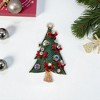 Unique Bargains Christmas Brooches YNCP736-1 Alloy Dripping Wax Multicolor 1 Pc - 2 of 4