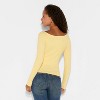 Women's Slim Fit Long Sleeve Round Neck T-Shirt - Wild Fable™ - 3 of 4