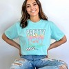 Simply Sage Market Women's Pretty Chill Flamingo Short Sleeve Garment Dyed Tee - 2 of 2