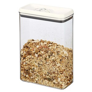 LunaLulinlk Canister - 17.3 Cup Flip-Tite Rectangular Food Storage Container 12*7.9*4 in. Clear - 1 of 4