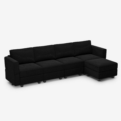 Belffin Modular Velvet Sofa with Storage Seat (5 Seats + 6 Sides)