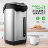 NutriChef 3.38 Quart Electric Water Boiler & Warmer - Stainless Steel Hot Pot Kettle - Safety Lock Lid - 2 of 4