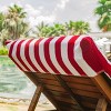 Arkwright California Cabana Chaise Lounge Cover - (Pack of 2) 100% Cotton Terry Towels, Pool Chair Covers for Outdoor Beach Furniture, 30 x 85 in - 2 of 4