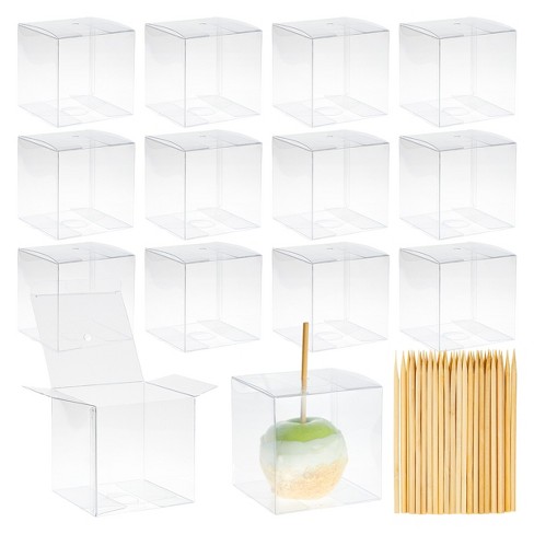 candy apple clear boxes