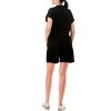 Slickblue Women's Air Cotton Top and Shorts Set, Quick-Dry Fabric, Round Neck Tee and Casual Shorts, Black, Size S/M-M/L - 2 of 4