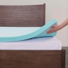Gracie Mills Arroyo 2-inch Gel Memory Foam Mattress Topper with 3M Moisture-Wicking Cover - 2 of 4