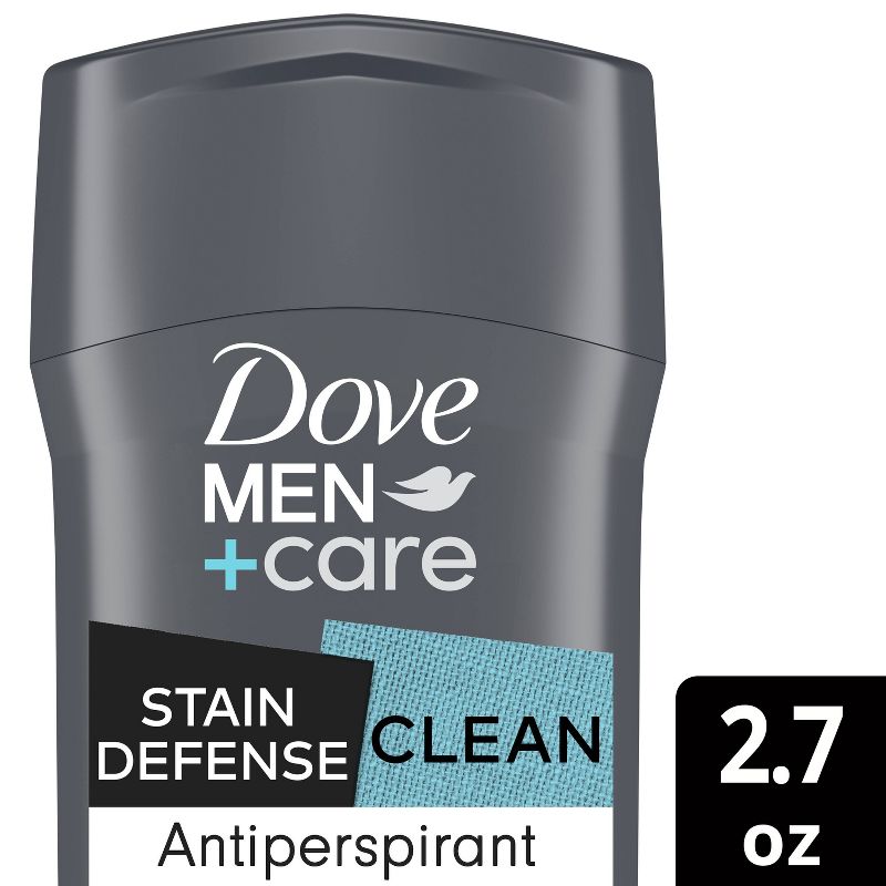 Dove Men+Care 72-Hour Stain Defense Antiperspirant &#38; Deodorant Stick - Clean - 2.7oz, 1 of 11
