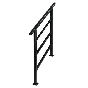 Karl Home Ajustable 1-4 Step Iron Outdoor Handarail - 1 of 4