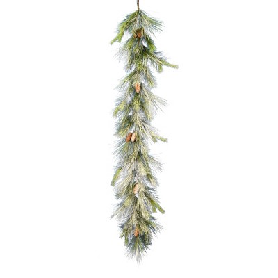 Vickerman 6' x 15" Frosted Myers Pine Artificial Christmas Garland, Unlit