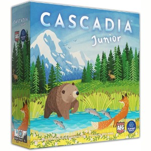 AEG & FlatOut Games Cascadia Junior – Wildlife Puzzle Board Game, Ages 6+, 2-4 Players - 1 of 4