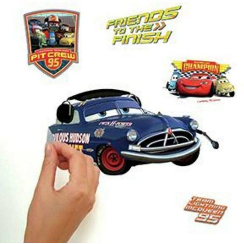 Cars Piston Cup Champs Peel and Stick Kids&#39; Wall Decal, 3 of 6