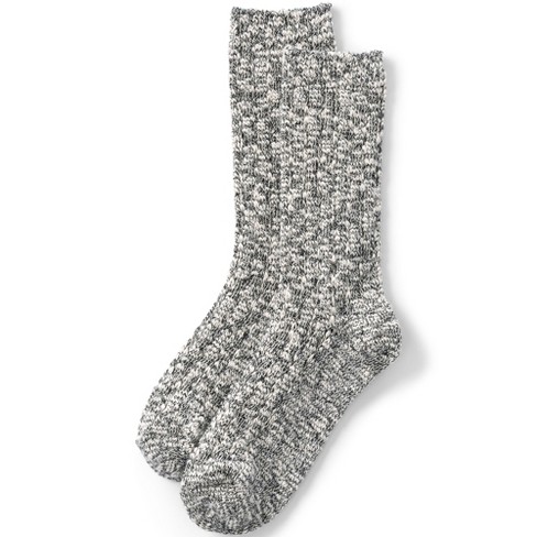 Lands' End Women's Marled Crew Socks : Target