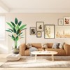 Artificial Bird of Paradise Tree 7FT(84in) Fake Palm Tree Modern Decor Faux Plants for Home Office Perfect Housewarming Gift - 3 of 4
