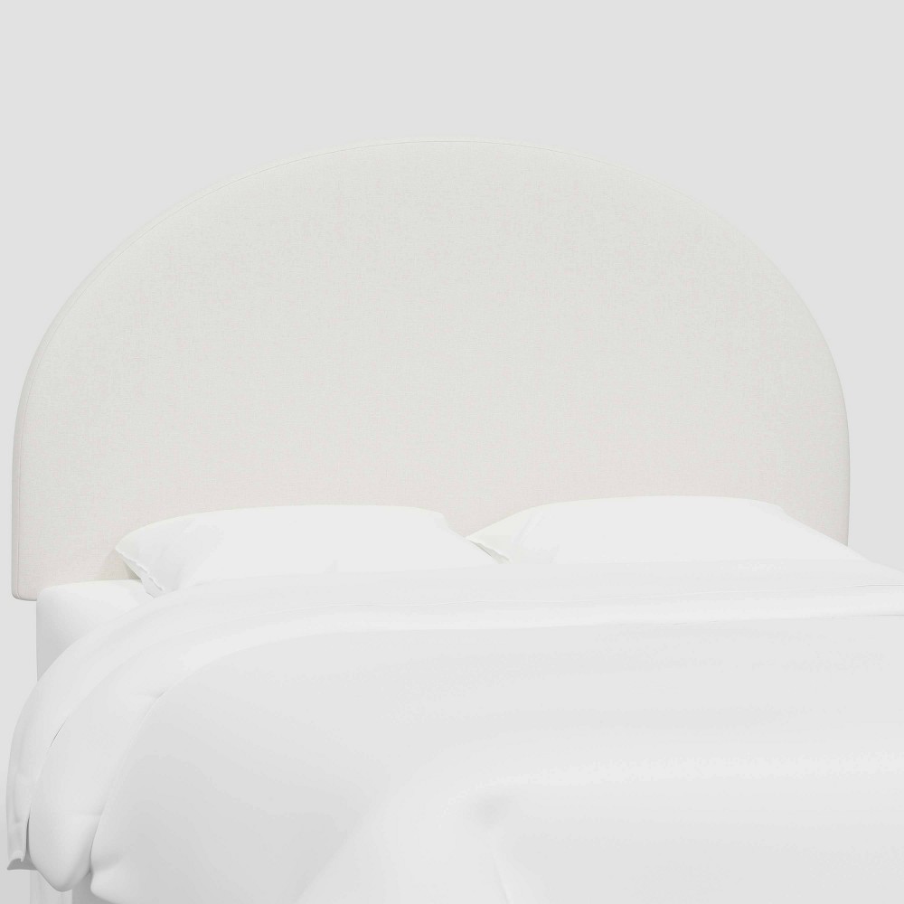 Photos - Bed Frame King Adaline Headboard in Textured Linen Zuma White - Threshold™