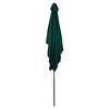 Northlight 10' Octagon Outdoor Patio Market Umbrella with Hand Crank -  Green - 4 of 4