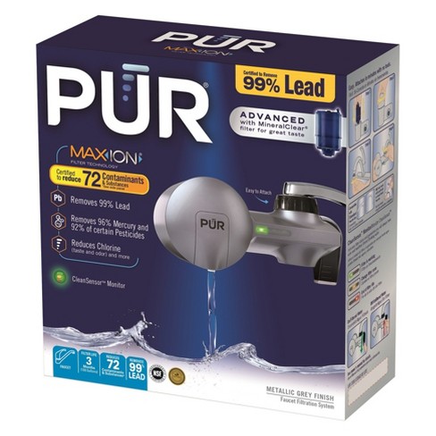 PUR Advanced Faucet Filtration System - Metallic Gray