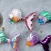 Summer Crystal - Sequin Mermaid Tail with Starry Shell Hair Clip - 1 Pack - 3 of 4