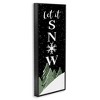 Stupell Industries Let It Snow Winter Scene, 10" x 24" - 3 of 4