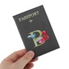 Unique Bargains Durable Letter Pattern Passport Holder 1 Pc - 3 of 4